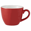 Click here for more details of the Genware Porcelain Red Bowl Shaped Cup 9cl/3oz