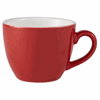 Click here for more details of the Genware Porcelain Red Bowl Shaped Cup 9cl/ 3oz