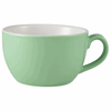 Click here for more details of the Genware Porcelain Green Bowl Shaped Cup 17.5cl/6oz
