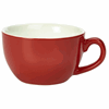 Click here for more details of the Genware Porcelain Red Bowl Shaped Cup 17.5cl/6oz