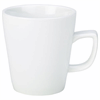 Genware Porcelain Compact Latte Mug 28.4cl/10oz