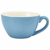 Genware Porcelain Blue Bowl Shaped Cup 34cl/12oz