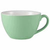 Click here for more details of the Genware Porcelain Green Bowl Shaped Cup 34cl/ 12oz