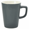 Click here for more details of the Genware Porcelain Grey Latte Mug 34cl/12oz