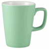 Click here for more details of the Genware Porcelain Green Latte Mug 34cl/12oz