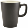 Click here for more details of the Genware Porcelain Matt Black Latte Mug 34cl/12oz