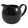 Genware Porcelain Black Jug 14cl/ 5oz