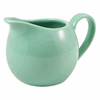 Genware Porcelain Green Jug 14cl/5oz