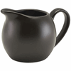 Click here for more details of the Genware Porcelain Matt Black Jug 14cl/ 5oz