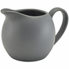 Click here for more details of the Genware Porcelain Matt Grey Jug 14cl/5oz