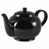 Click here for more details of the Genware Porcelain Black Teapot 45cl/15.75oz