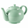 Click here for more details of the Genware Porcelain Green Teapot 45cl/ 15.75oz