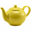 Click here for more details of the Genware Porcelain Yellow Teapot 45cl/15.75oz