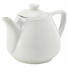 Genware Porcelain Contemporary Teapot 45cl/ 16oz