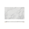 Click here for more details of the White Marble Agra Melamine GN 1/3 Slab 32.5 x 17.6cm