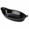Click here for more details of the GenWare Stoneware Black Oval Eared Dish 22cm/8.5"