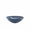 Terra Porcelain Aqua Blue Organic Bowl 22cm