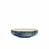 Terra Porcelain Aqua Blue Two Tone Coupe Bowl 20.5cm