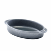 Click here for more details of the Forge Graphite Stoneware Oval Dish 17.5 x 11.5 x 4cm