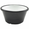 Two Tone Melamine Ramekin Black And White 59ml/2oz