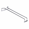 Chrome Glass Hangers 10"