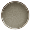 Terra Porcelain Grey Low Presentation Plate 18cm