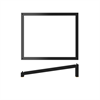 Click here for more details of the Black Luxor Metal GN 1/2 Angled Riser 32.5 x 26.5 x 7cm