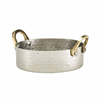 Mini Hammered Stainless Steel Casserole Dish 12 x 3.5cm