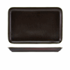 Terra Porcelain Black Rectangular Platter 30 x 20cm