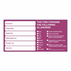 Click here for more details of the 50x100mm Removable Product/Allergen Label (500)