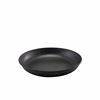 GenWare Black Vintage Steel Coupe Plate 24cm