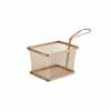 Copper Serving Fry Basket Rectangular 12.5 x 10 x 8.5cm