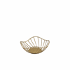 Click here for more details of the GenWare Lotus Leaf Gold Wire Basket 20 x 8cm