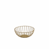 GenWare Round Gold Wire Basket 20 x 8cm