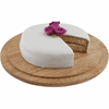 Genware Round Wood Serving/ Cake Board 33cm